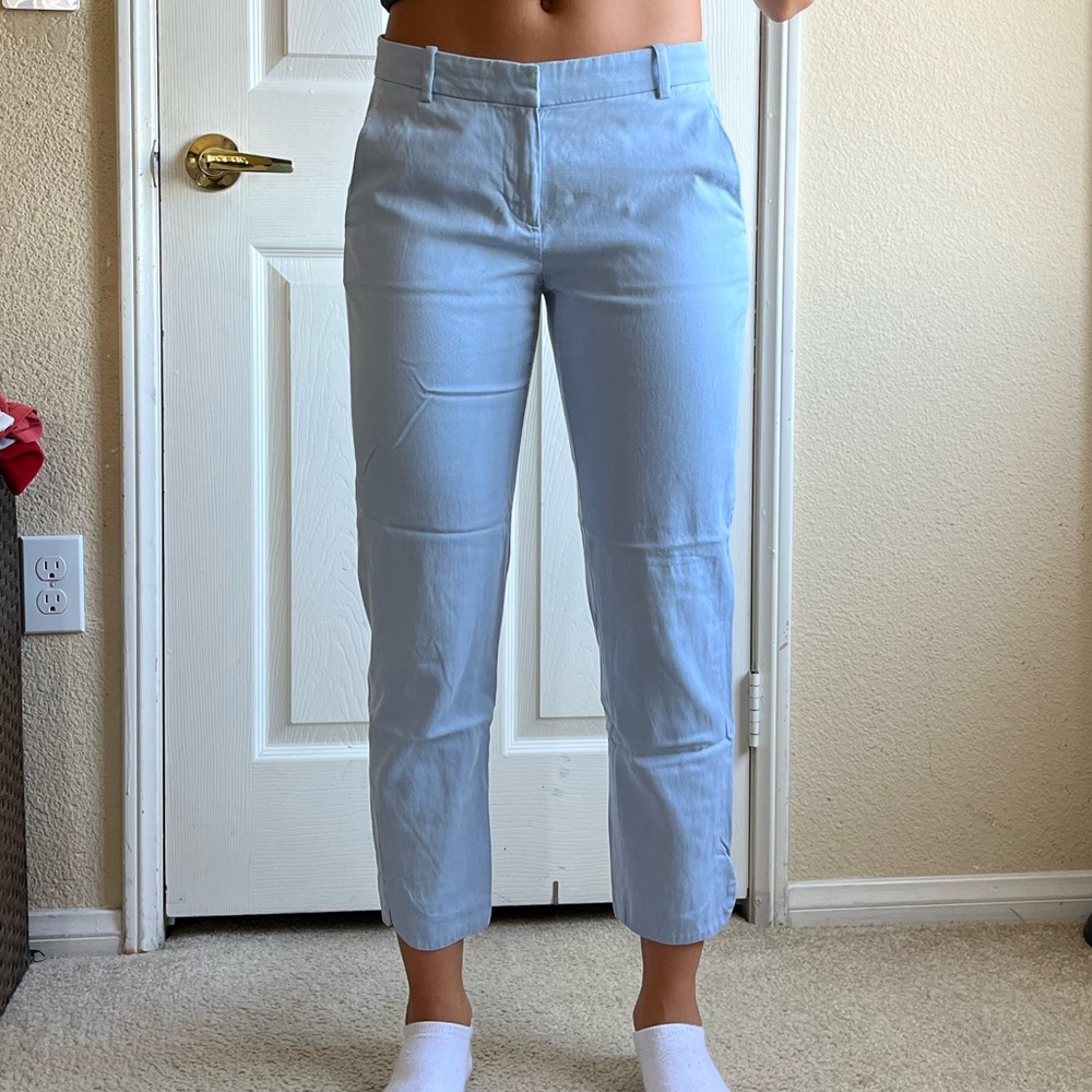 Baby Blue J.Crew Pants Size 0 Mid Rise